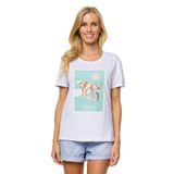 Camiseta Feminina Freesurf Elles Branca