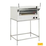 Forno Elétrico Total Inox 45x45 C/ Porta Guilhotina E Pedras Refratárias - Fritomaq 220v Fritomaq