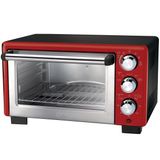 Forno Elétrico Oster Convection Cook Tostar Assar Grelhar Convecção 18l Vermelho Tssttv7118r - 220v