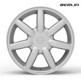 Roda Aro 17x 6 Berlin Prata Furação 4x100mm Volkswagen