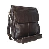 Bolsa Masculina Carteiro Tiracolo De Couro Legítimo Café