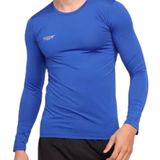 Camiseta Topper Térmica Manga Longa Masculina - Azul Royal - Gg