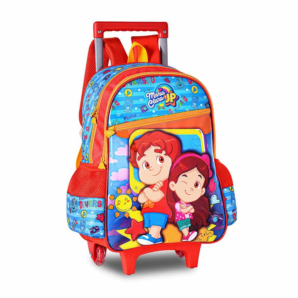 Mochila Infantil De Rodinhas Maria Clara E Jp Vermelha Clio Style