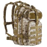 Mochila Tática Militar Trilha Assault Invictus 30l Com 5 Compartimentos Camuflada Digital Deserto