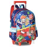 Mochila Rodinha Escolar Infantil Gato Galáctico Clio