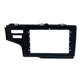 Moldura 9&#39; Flutuante Honda Fit G3 15/21 C/ Botão Airbag Duplo - Black Piano