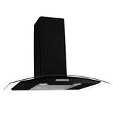 Coifa De Parede 70cm Vidro Curvo Duto Slim Fogatti