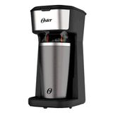 Cafeteira com Copo Térmico 127V 2 em 1 Preto e Inox 2Day Oster