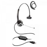 Fone Headset C/ Gancho Auricular Stile Top Due Compact Preto Felitron