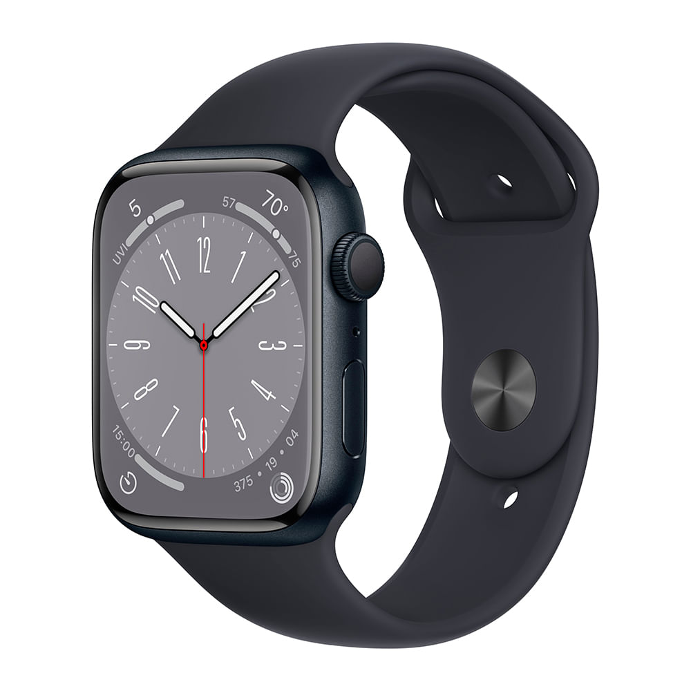 Apple Watch Series 8 41mm Gps Midnight Pulseira Esportiva