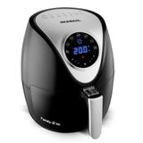 Reembalado: Fritadeira Sem Óleo Air Fryer Mondial Family Inox Digital Touch Af-30-di 3,5L Preto/Inox 220v