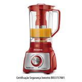 Liquidificador Mondial, Turbo Inox L-1100w, 220v Vermelho