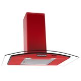 Coifa De Parede 75cm Vidro Curvo Slim Fogatti