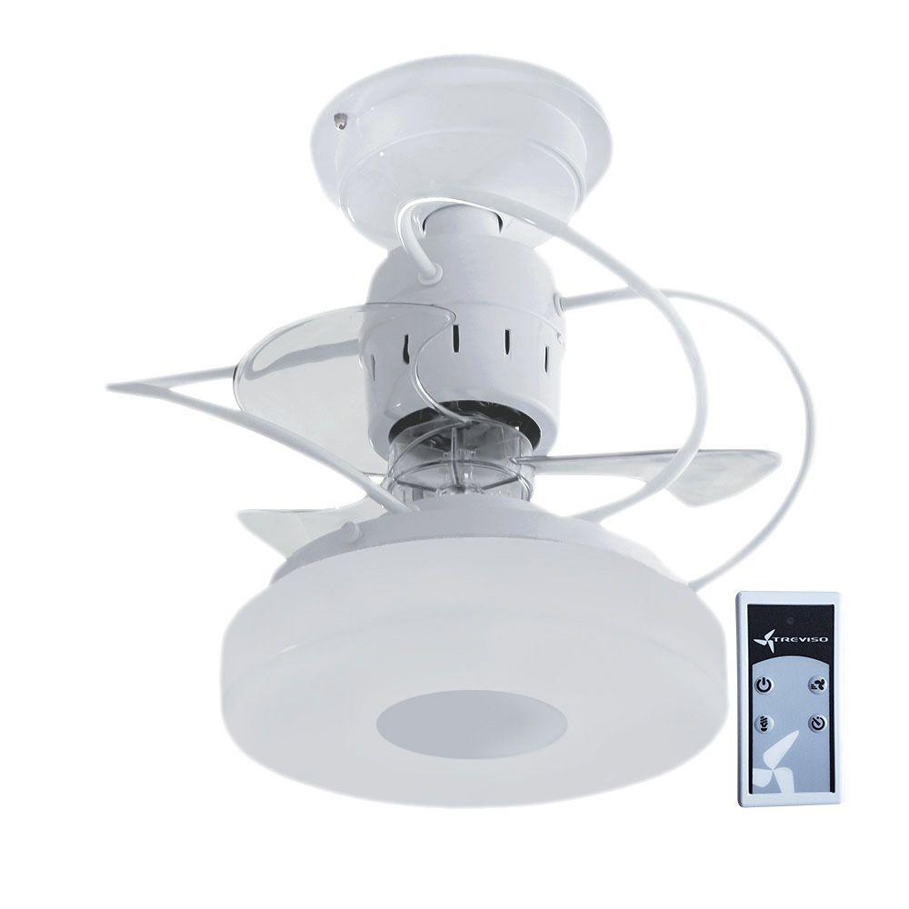 Ventilador De Teto Treviso Monaco Branco Com Controle Remoto