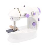 Máquina de Costura Mini Doméstica LED Portátil Bivolt Luz