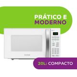 Micro-ondas Consul Cma20bbana 20 Litros Branco