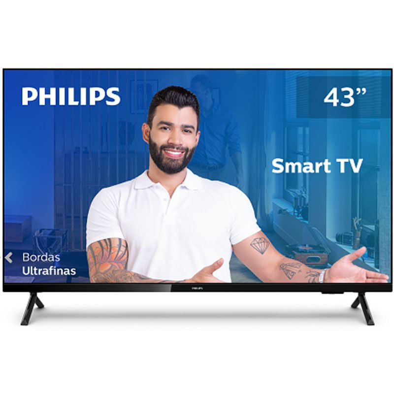 Tv 43" Led Philips Full Hd Smart - 43pfg6825/78