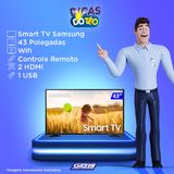 TV 43" Samsung LED Smart Tizen Wi-Fi Full HD - UN43T5300AGXZD
