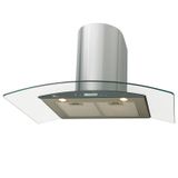 Coifa De Parede Fischer 90cm Talent Touch Vidro E Inox 220v
