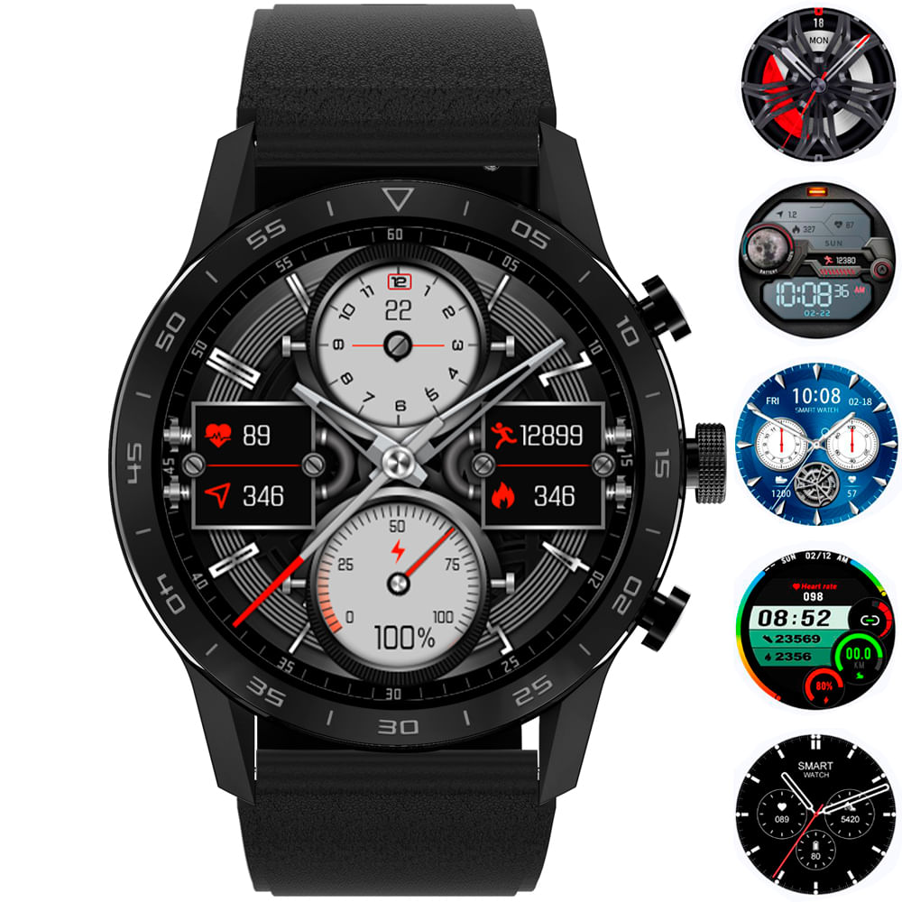 Relógio Smartwatch Masculino Wearpro Militar Preto