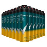 Kit Desodorante Aerosol Rexona V8/amarelo 150ml - 12 Unidades