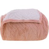 Manta Tv Com Mangas Dupla Face Toque Flannel + Sherpa Lã De Carneiro