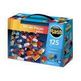 Blocos de Montar Kit de Peças Básicas - Rasti - 125 peças