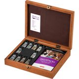 Kit Aromas De Vinho E Espumante 10 Frascos Manual Degustação