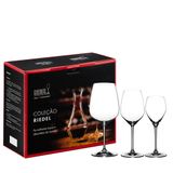 Kit Premium Riedel 3 Taças Degustação Vinho