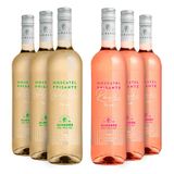 Vinho Almadén Frisante Moscatel Blanc/rosé 750ml 3 Un. Cada