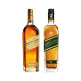 Kit Whisky Johnnie Walker Green Label + Gold Label Reserve - 750 Ml