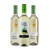 Kit Alpaca E Gato Negro Sauvignon Blanc - 3 Unidades