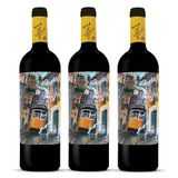 Kit 03 Unidades Vinho Porta 6 Tinto 750ml