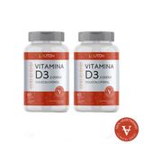 Kit 2 Vitamina D3 2000UI  60 Cáps Lauton