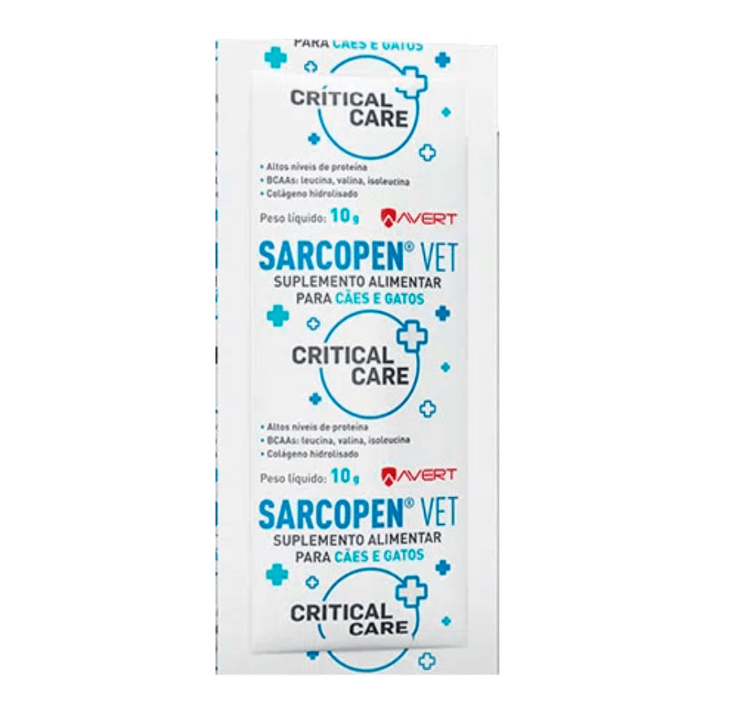 Suplemento Sarcopen Vet Para Cães E Gatos Avert 10g