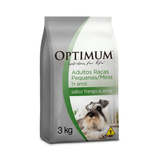 Ração Optimum Para Cães Adultos De Raças Pequenas E Minis 1+ Anos Sabor Frango E Arroz 3kg