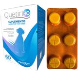 Suplemento Alimentar Quetin 30 Caes 60 Comprimidos Palataveis Avert