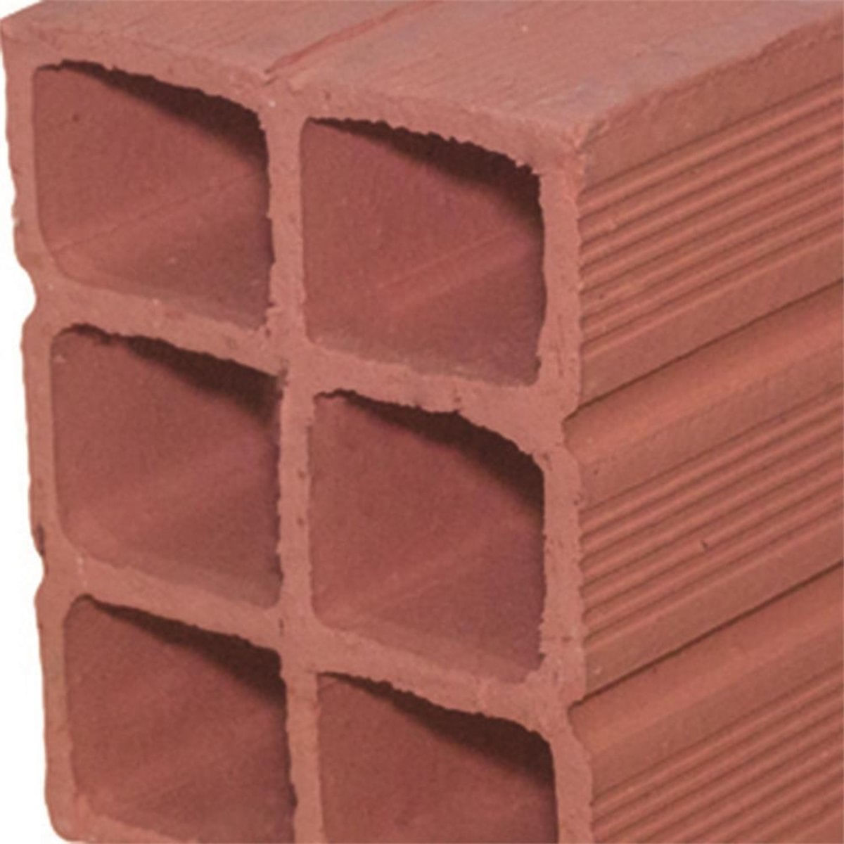 Bloco Cerâmico 11,5x14x11,5cm Avermelhado Menor preço em Bloco Cerâmico 11,5x14x11,5cm Avermelhado
