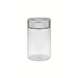 Pote De Vidro Tramontina Purezza Com Tampa De Aço Inox 10 Cm 1 L Tramontina
