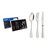 Faqueiro Tramontina Classic Em Aço Inox Com Facas De Mesa Forjadas Acabamento Brilho 24 Peças Tramontina