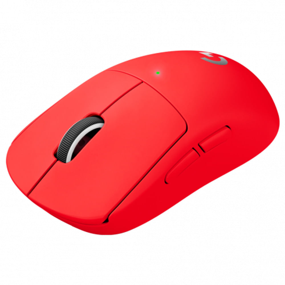 Mouse Gamer Sem Fio Logitech G Pro X Superlight Usb Vermelho - 910-006783