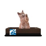 Cama Box Pet Cachorro Gato Pequeno Propet Foam Marrom Preto 45x55x10 Probel