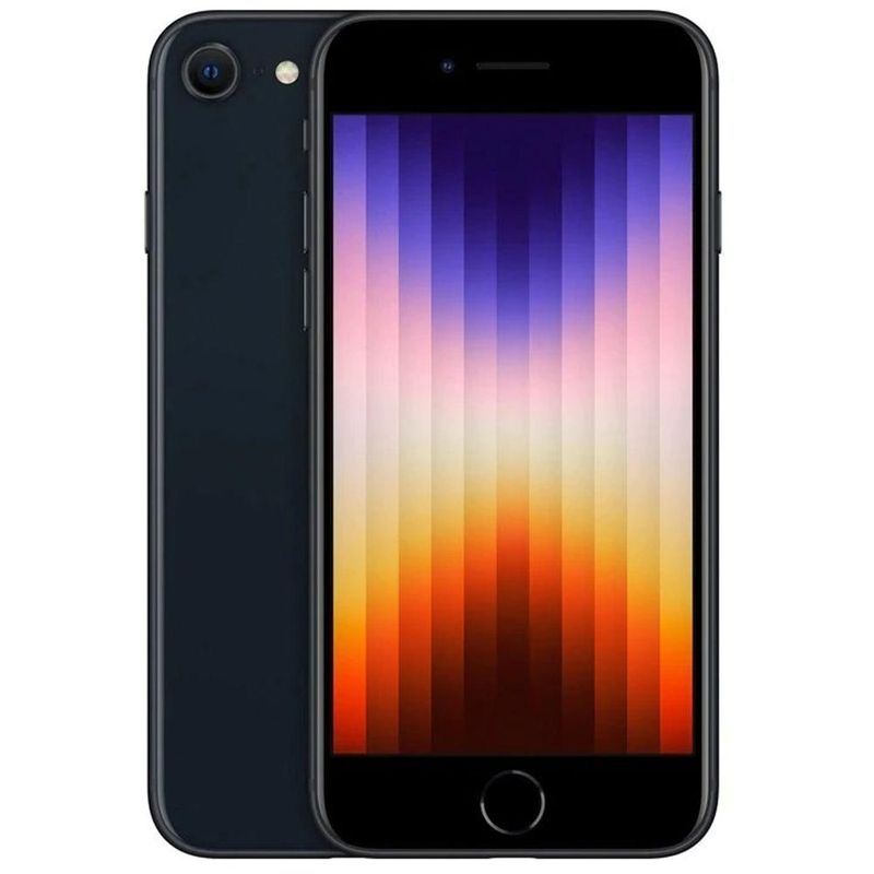 Celular Smartphone Apple iPhone Se 3 128gb Meia-noite - 1 Chip