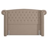Cabeceira Cama Box Casal Queen 160cm Provença P02 Linho Bege - Mpozenato