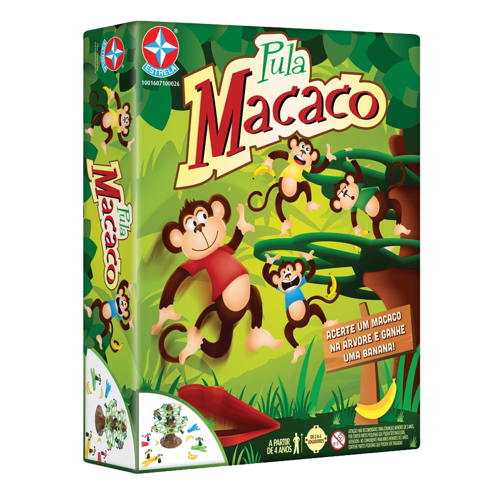 Jogo Diverso Pula Macaco A Partir De 4anos