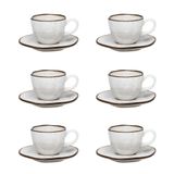Conjunto 6xícaras Pequenas Cafezinho 75ml Ryo Maresia-oxford