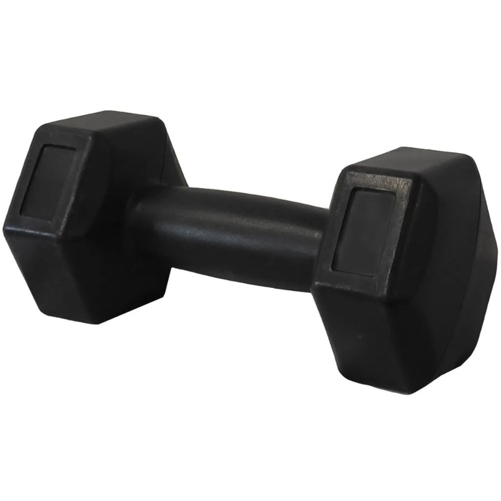 Halter Dumbell Cement Sextavado Bonafit 5kg Preto