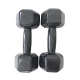 Par De Halter Dumbell Sextavado Revestido Ahead 2 Kg Preto