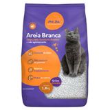 Areia Sanitária Branca Me.au Pet Grãos Minerais Para Gatos - 1,8 Kg