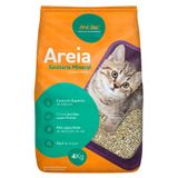 Areia Sanitária Me.au Pet Grãos Médios Para Gatos - 4 Kg